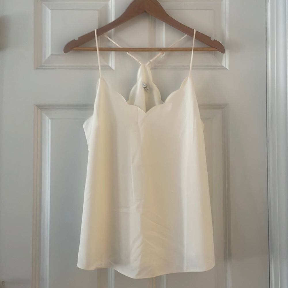 J.Crew Factory Scalloped Tank Top NWT